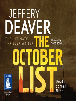 cover image of The October List